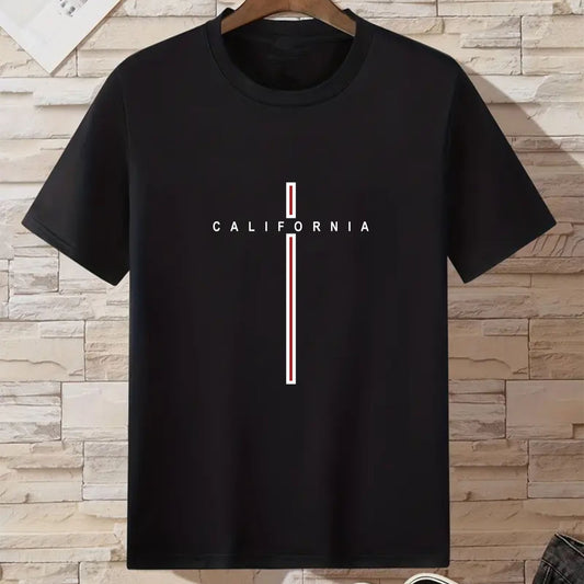 T-shirt California Estampagem