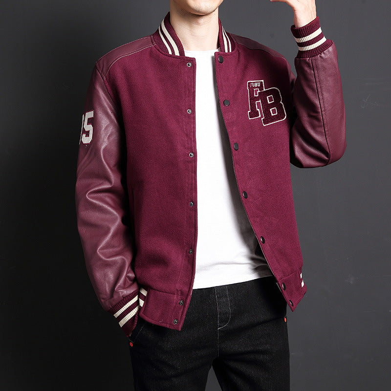 Casual Baseball Style Jacket