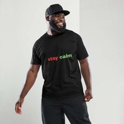 T-Shirt Regular Fit "Stay Calm"