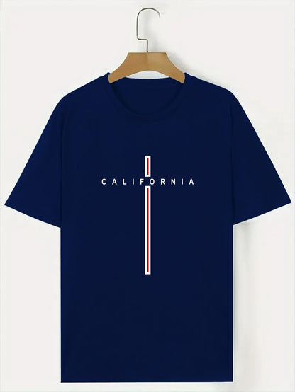 T-shirt California Estampagem