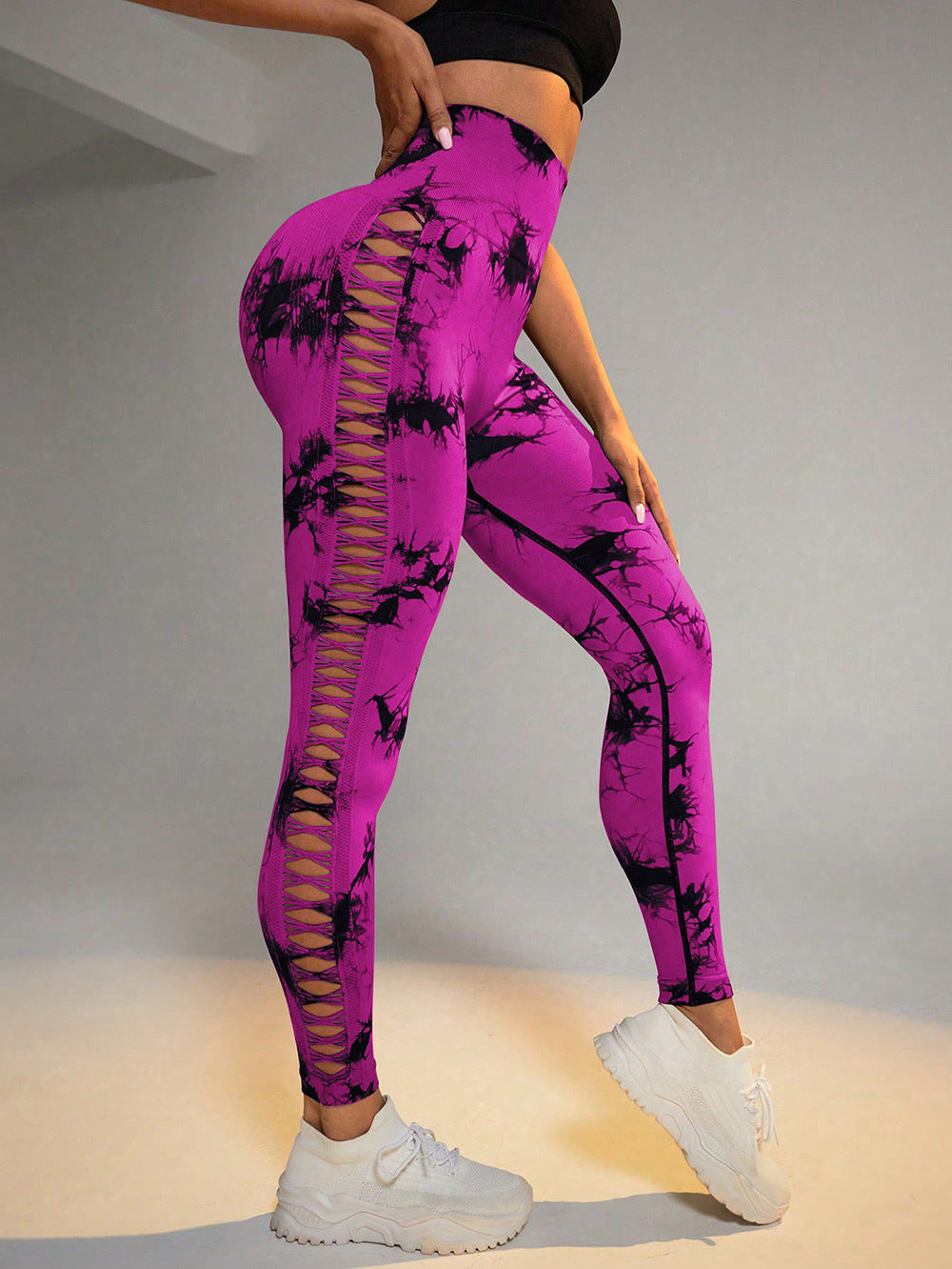 Legging Fitness de Cintura Alta Detalhe Lateral