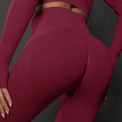 Legging sem Costura Cintura Alta Padrão Liso