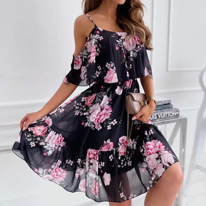 Vestido Padrão Floral